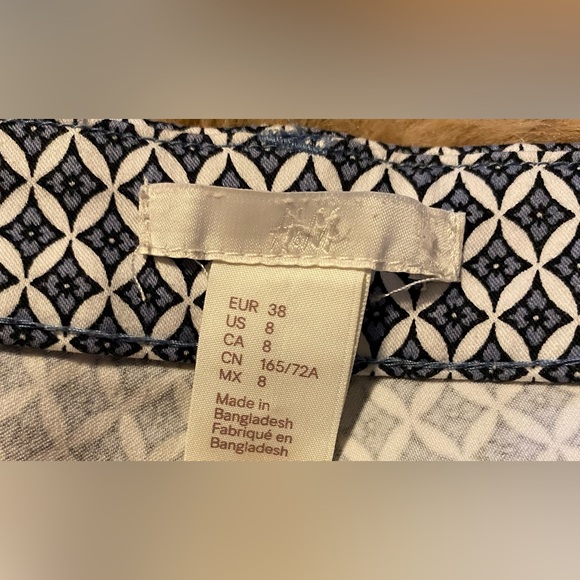 H&M size 8 Cropped Capri Pants Womens - Picture 7 of 7